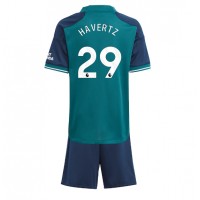 Fotbalové Dres Arsenal Kai Havertz #29 Dětské Alternativní 2023-24 Krátký Rukáv (+ trenýrky)